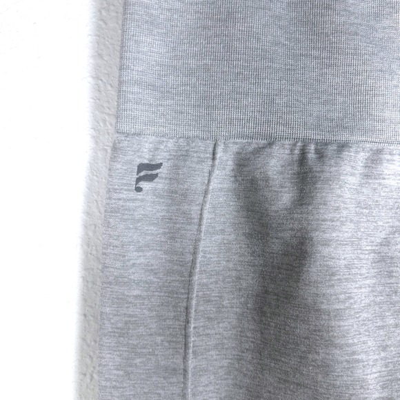 Fabletics Leggings Heather Gray High Waisted Mesh Workout Athletic Activewear XS - Picture 8 of 12